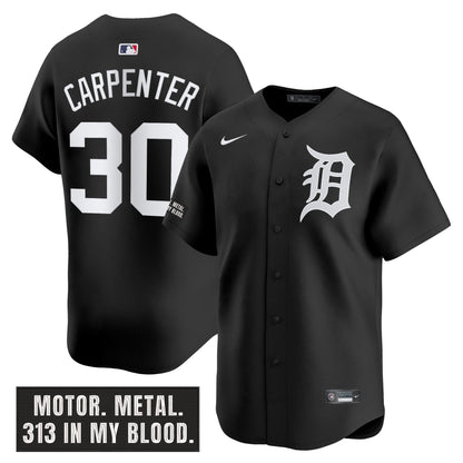 DET 'Motor Gothic Edition' Vapor Premier Limited Jersey - All Stitched