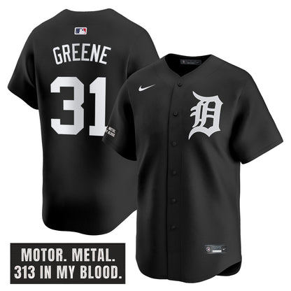 DET 'Motor Gothic Edition' Vapor Premier Limited Jersey - All Stitched