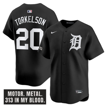 DET 'Motor Gothic Edition' Vapor Premier Limited Jersey - All Stitched