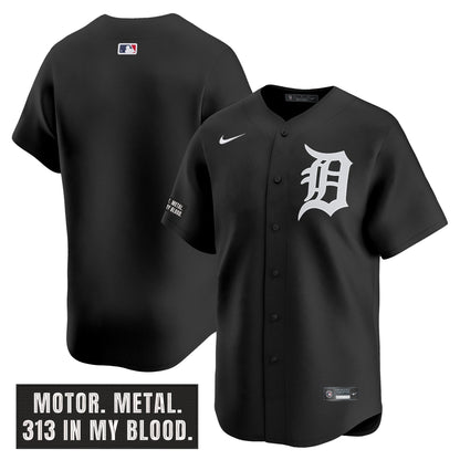 DET 'Motor Gothic Edition' Vapor Premier Limited Jersey - All Stitched