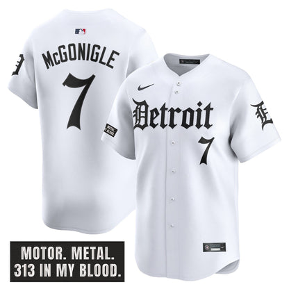DET 'Motor Gothic Edition' Vapor Premier Limited Jersey - All Stitched