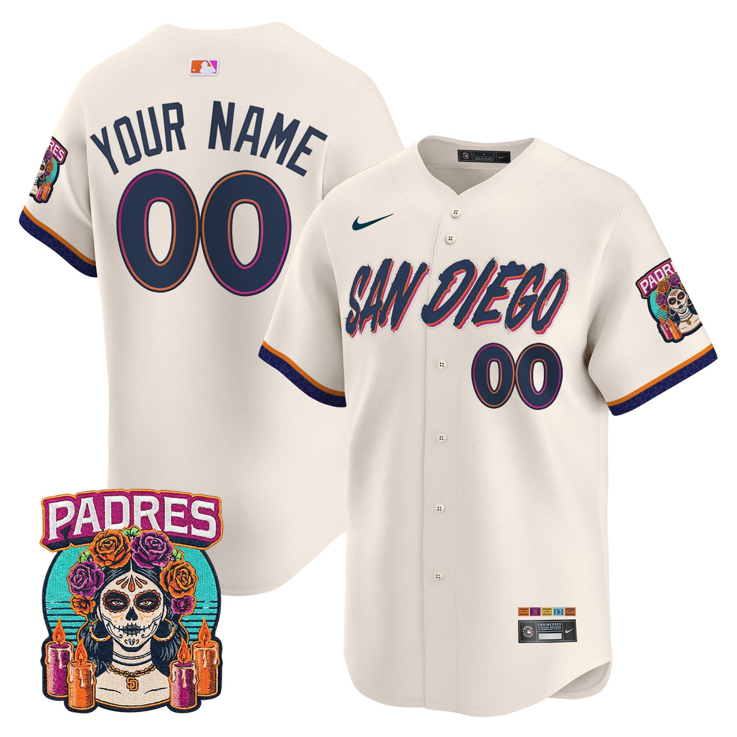 SD 2026 City Connect Vapor Premier Limited Custom Jersey - All Stitched