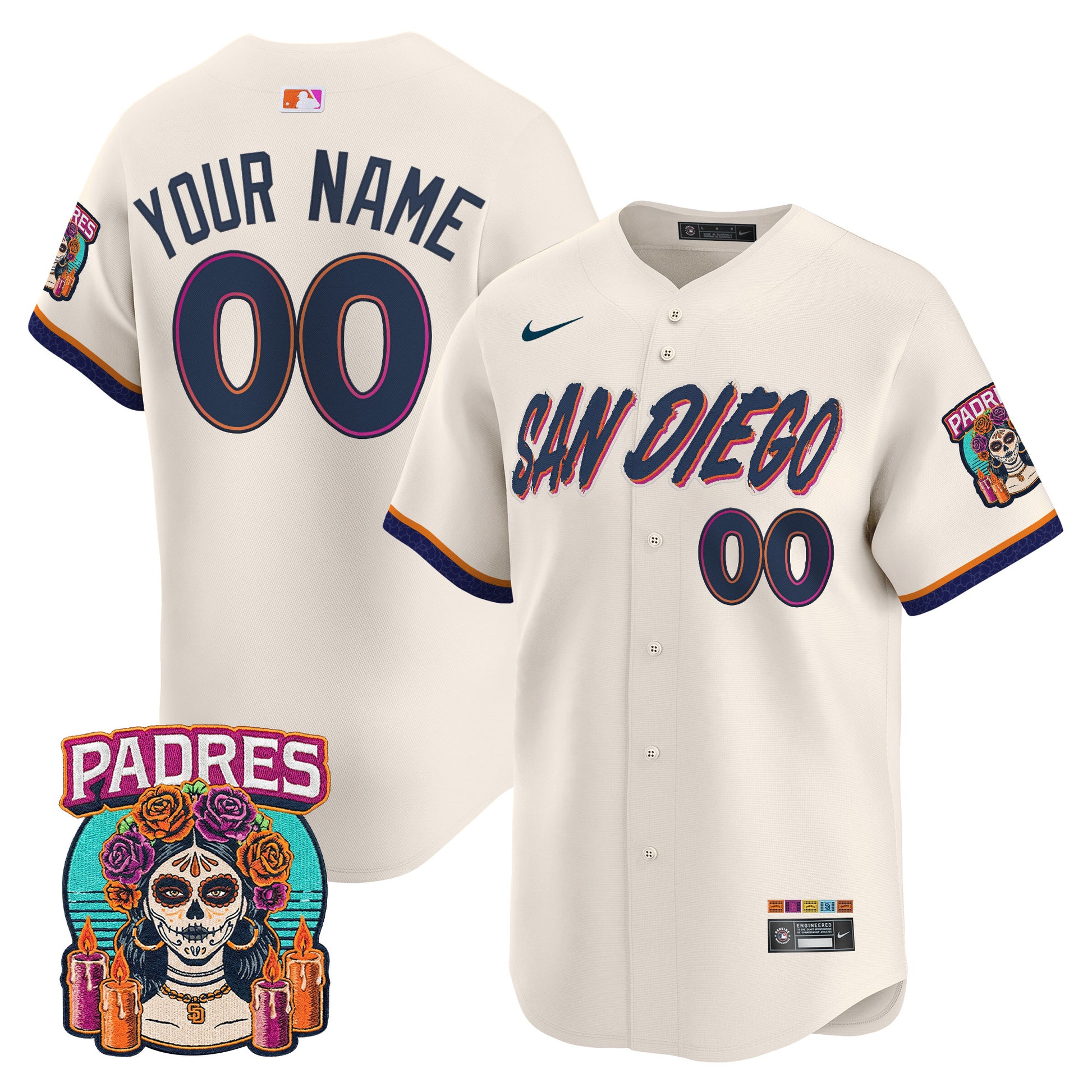 SD 2026 City Connect Vapor Premier Limited Custom Jersey - All Stitched