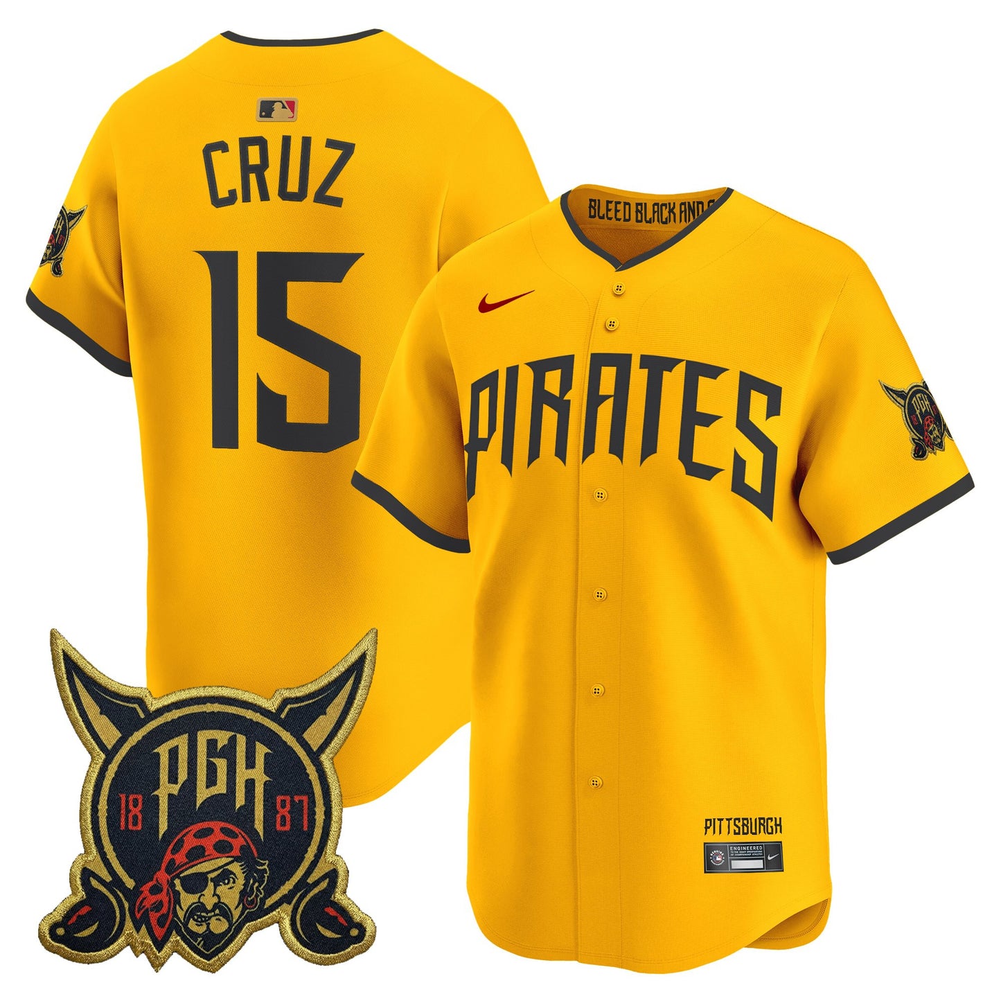 Men's Pittsburgh Pirates 2026 City Connect Vapor Premier Limited Jersey - All Stitched