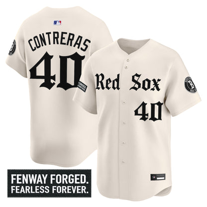 Men's Boston Red Sox 'Gothic Edition' Vapor Premier Limited Jersey - All Stitched