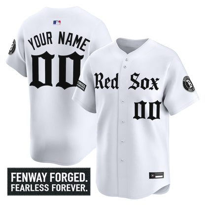 Boston Red Sox 'Gothic Edition' Vapor Premier Limited Custom Jersey - All Stitched