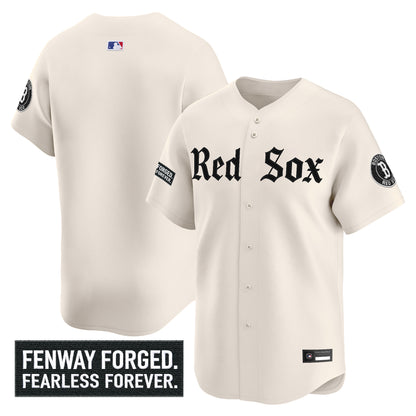 Men's Boston Red Sox 'Gothic Edition' Vapor Premier Limited Jersey - All Stitched