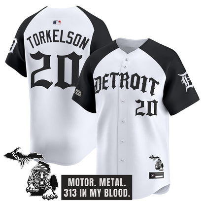 Men's Detroit Tigers 'Old English Edition' Vapor Premier Limited Jersey - All Stitched