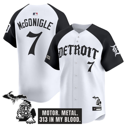 Men's Detroit Tigers 'Old English Edition' Vapor Premier Limited Jersey - All Stitched