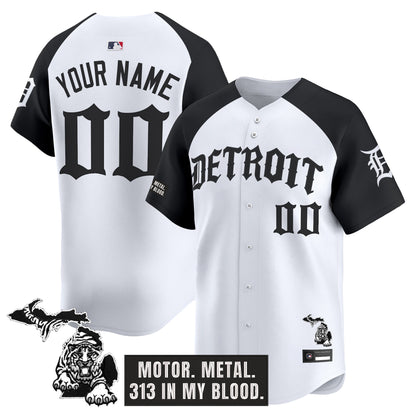 Detroit Tigers 'Old English Edition' Vapor Premier Limited Custom Jersey - All Stitched
