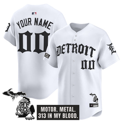 Detroit Tigers 'Old English Edition' Vapor Premier Limited Custom Jersey - All Stitched