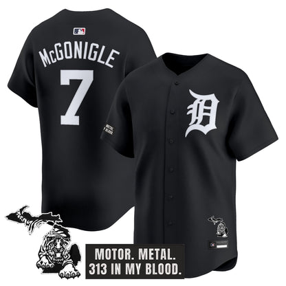 Men's Detroit Tigers 'Old English Edition' Vapor Premier Limited Jersey - All Stitched