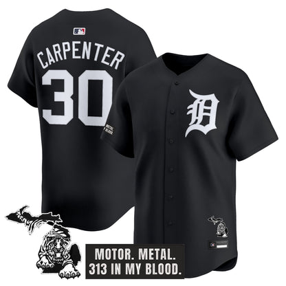 Men's Detroit Tigers 'Old English Edition' Vapor Premier Limited Jersey - All Stitched