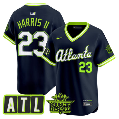 Men's Atlanta Braves 2026 City Connect x Outkast Vapor Premier Limited Jersey - All Stitched