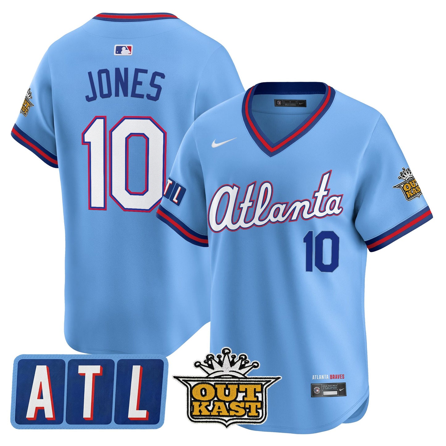 Men's Atlanta Braves 2026 City Connect x Outkast Vapor Premier Limited Jersey - All Stitched
