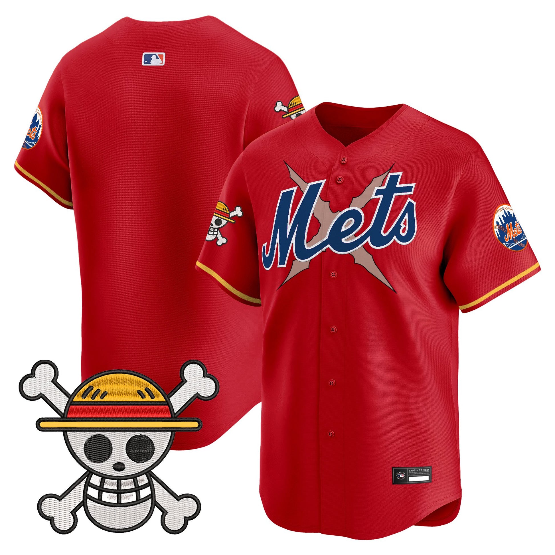 New York Mets x  OP Vapor Premier Limited Jersey - Stitched
