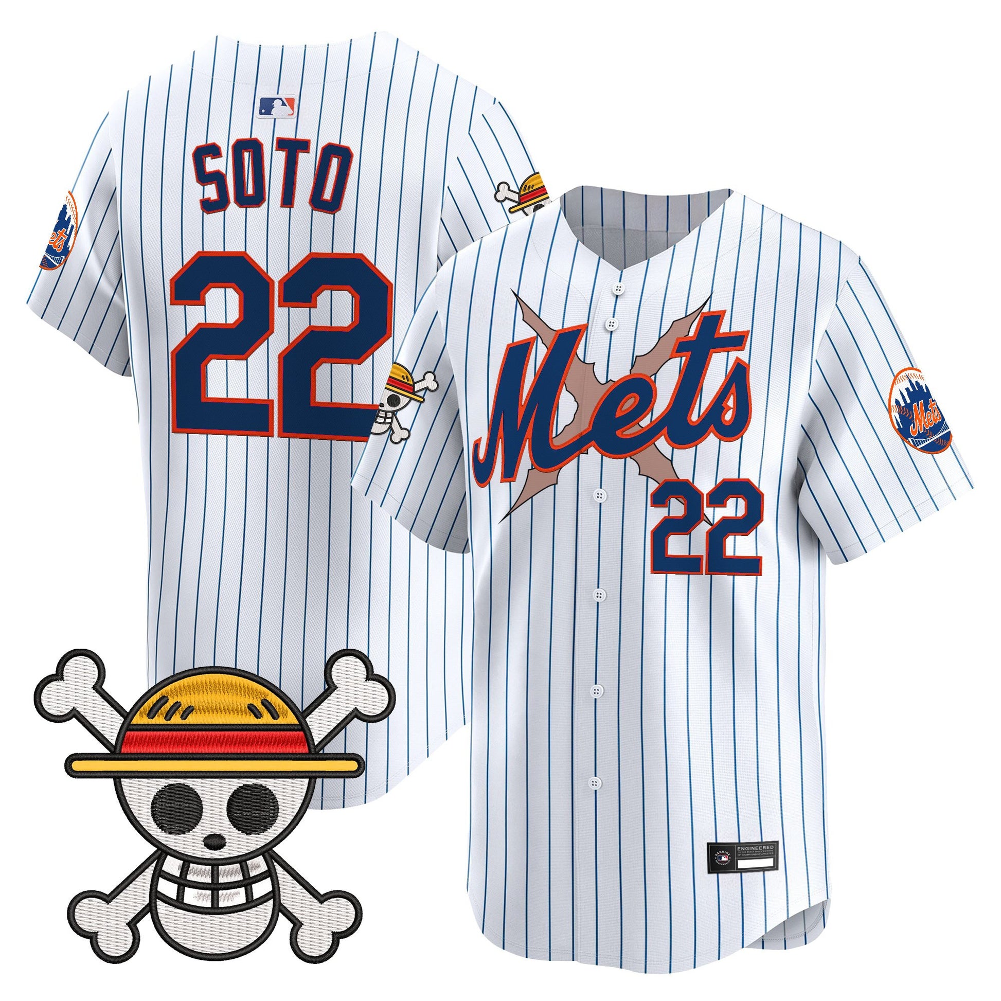 New York Mets x  OP Vapor Premier Limited Jersey - Stitched