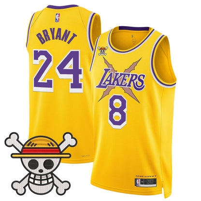 Los Angeles Lakers x One Piece Swingman Jersey - Stitched