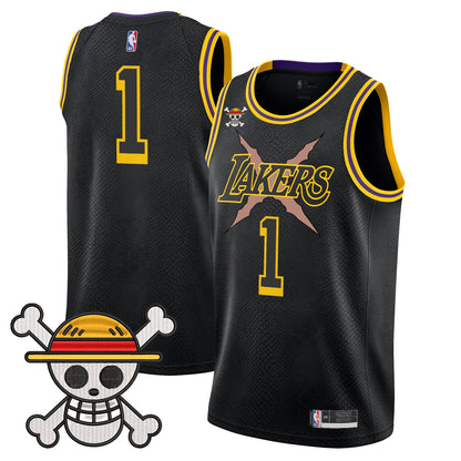 Los Angeles Lakers x One Piece Swingman Jersey - Stitched