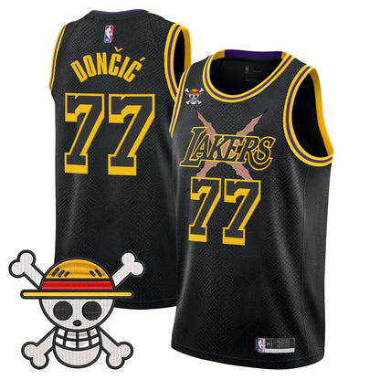 Los Angeles Lakers x One Piece Swingman Jersey - Stitched