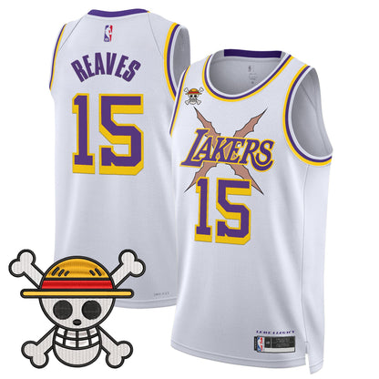 Los Angeles Lakers x One Piece Swingman Jersey - Stitched