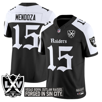 Las Vegas Raiders 'Gothic Sin City Shadows Edition' Vapor Limited Jersey - All Stitched