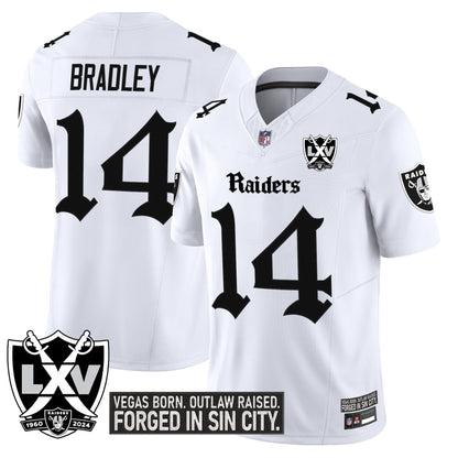 Las Vegas Raiders 'Gothic Sin City Shadows Edition' Vapor Limited Jersey - All Stitched