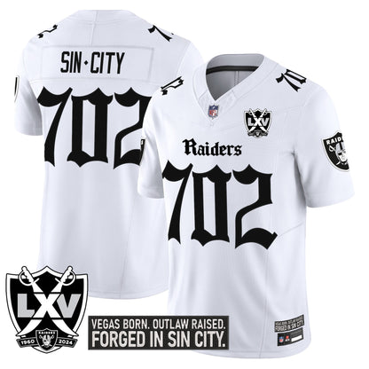 Las Vegas Raiders 'Gothic Sin City Shadows Edition' Vapor Limited Jersey - All Stitched