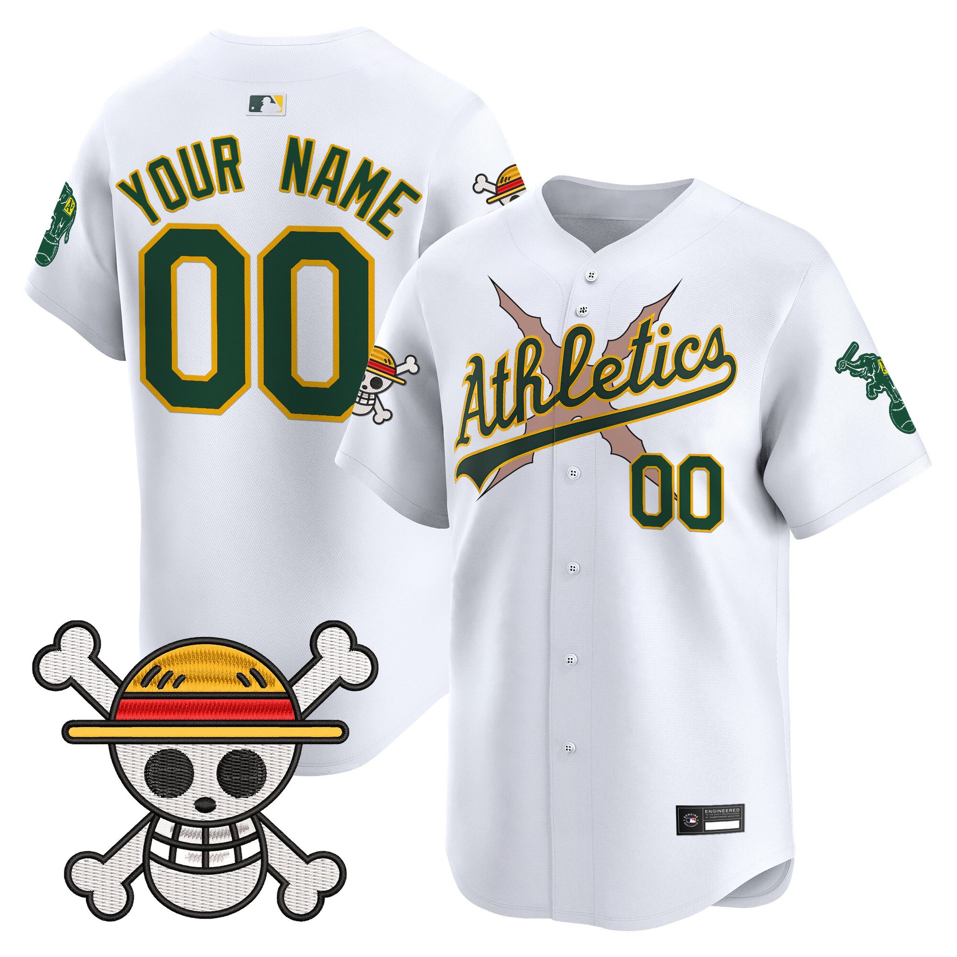 Oakland Athletics x OP Vapor Premier Limited Custom Jersey - Stitched