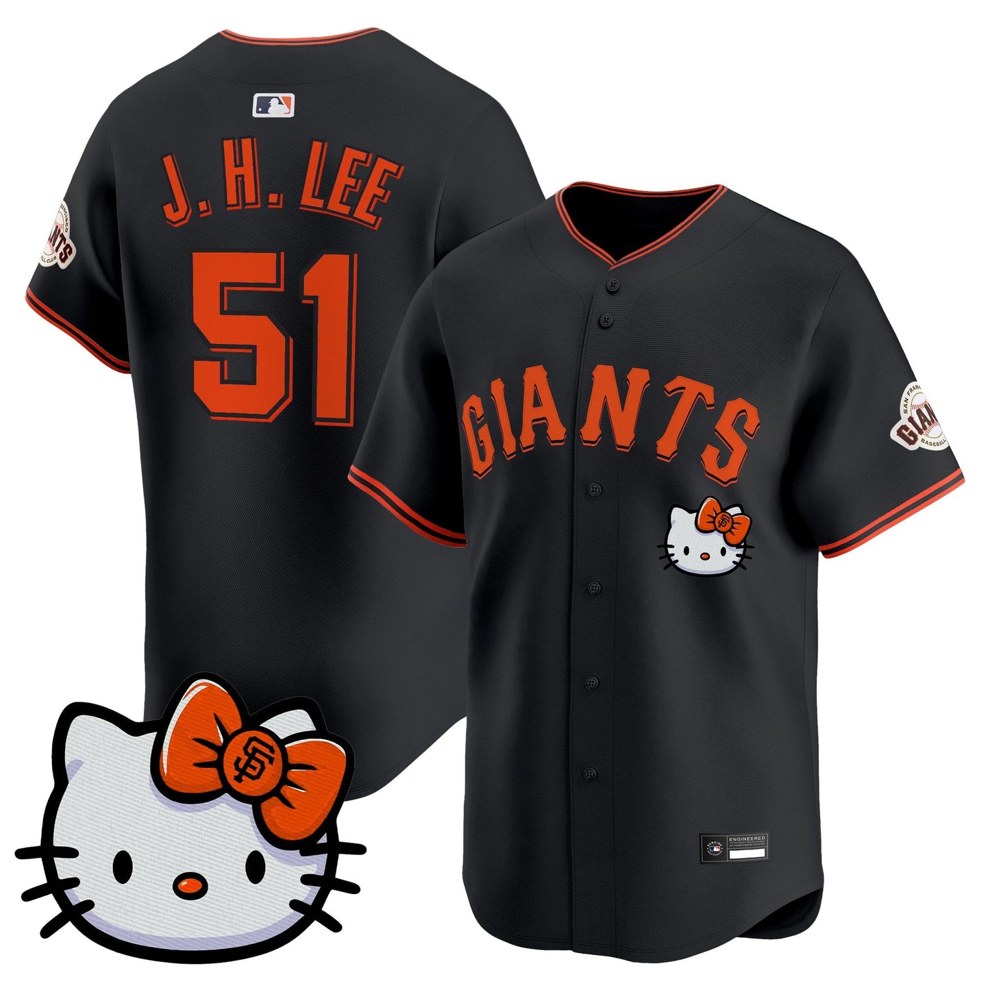  San Francisco Giants Meow KT Vapor Premier Limited Jersey – All Stitched