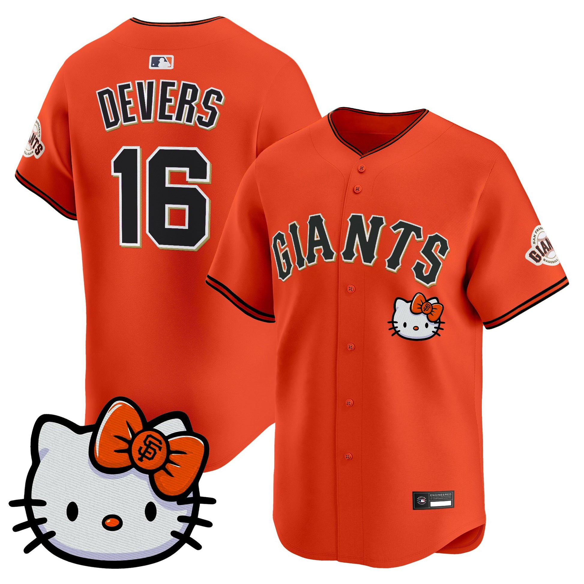  San Francisco Giants Meow KT Vapor Premier Limited Jersey – All Stitched