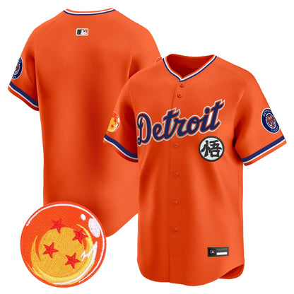 Detroit Tigers x Dragon Ball Vapor Premier Limited Jersey - All Stitched
