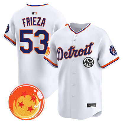 Detroit Tigers x Dragon Ball Vapor Premier Limited Jersey - All Stitched