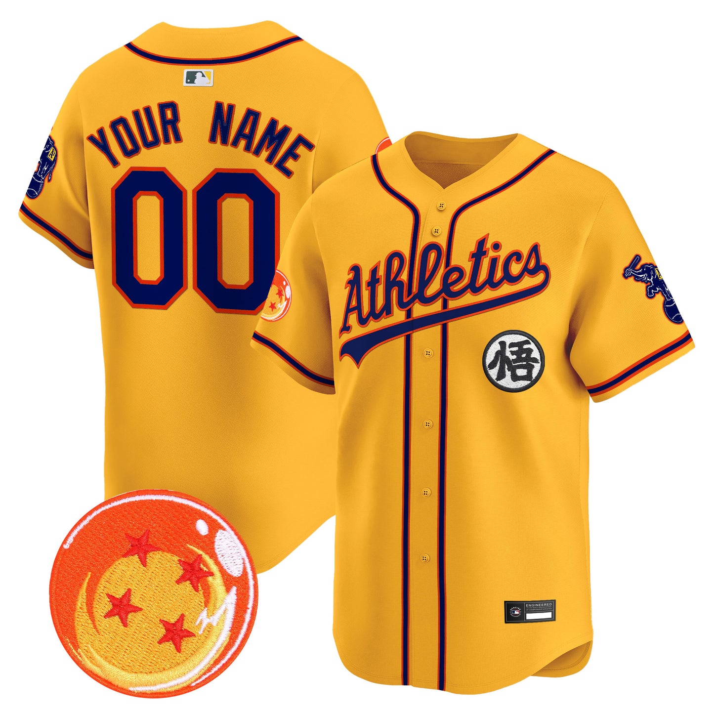 Oakland Athletics x DB Vapor Premier Limited Custom Jersey - All Stitched