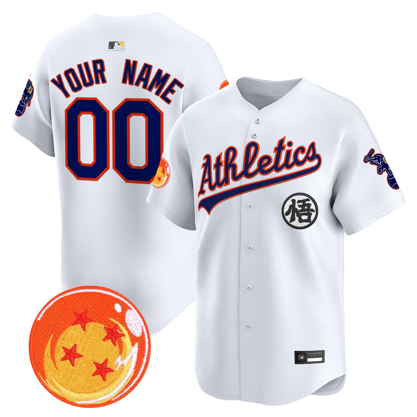Oakland Athletics x DB Vapor Premier Limited Custom Jersey - All Stitched