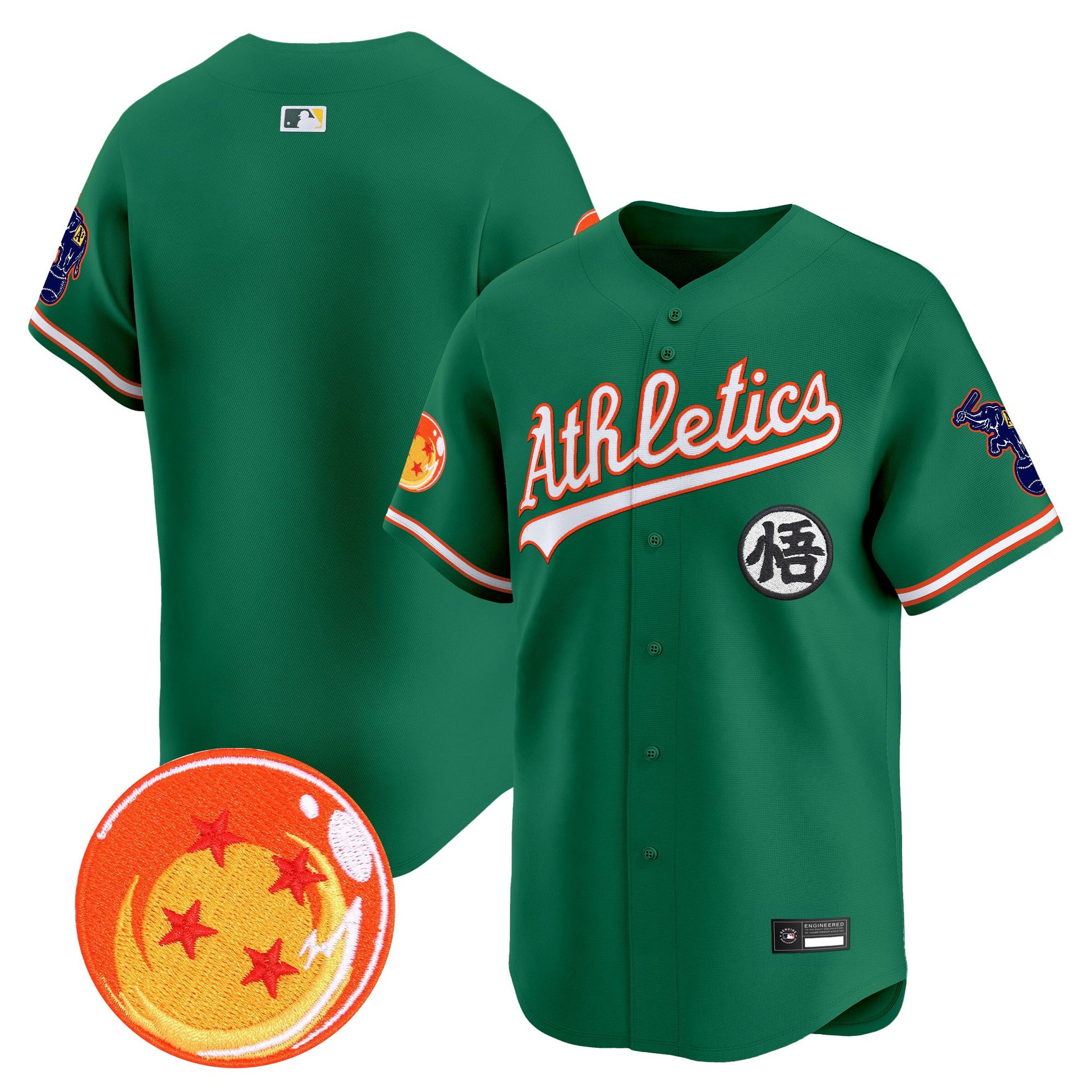 Oakland Athletics x DB Vapor Premier Limited Jersey - All Stitched