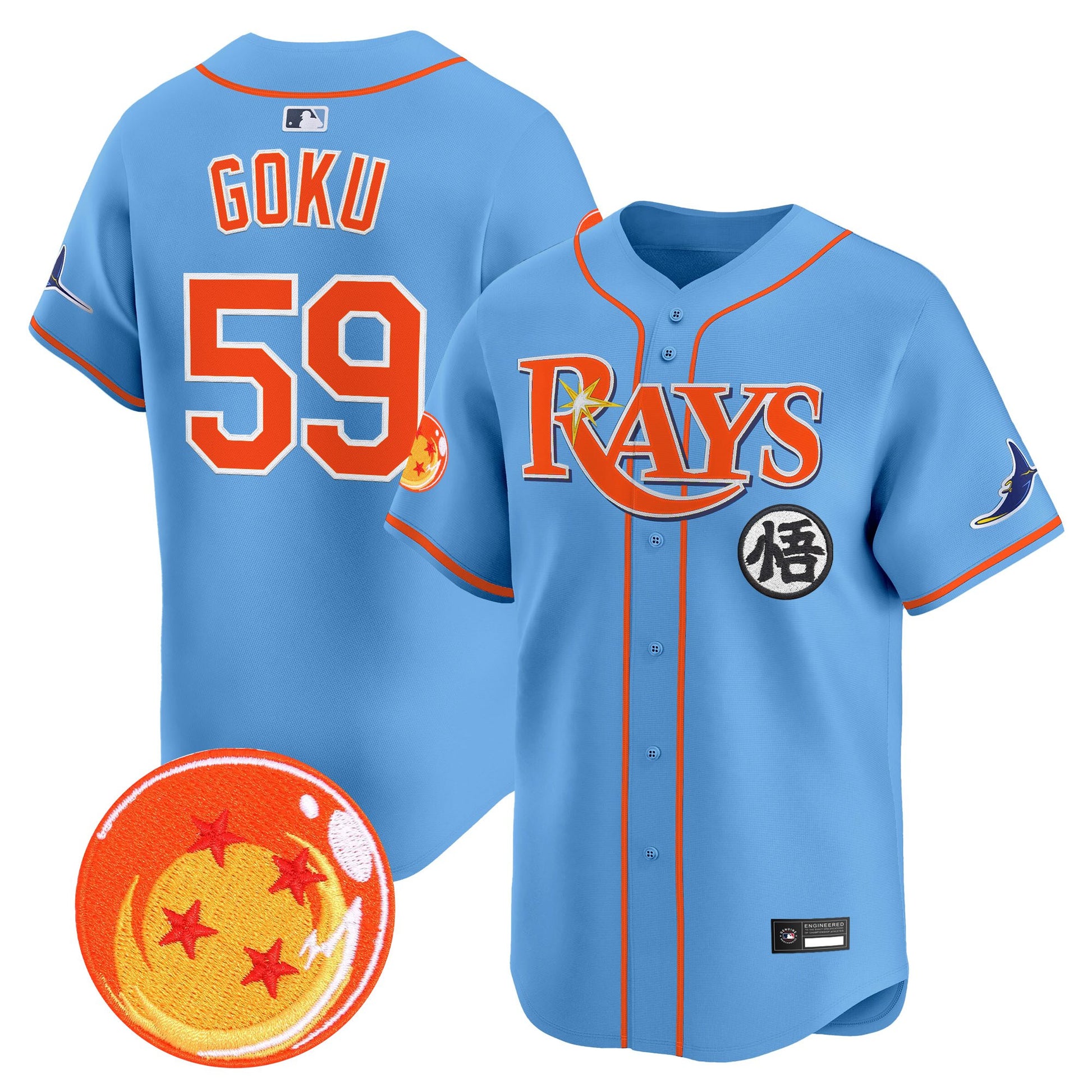 Tampa Bay Rays x DB Vapor Premier Limited Jersey - All Stitched