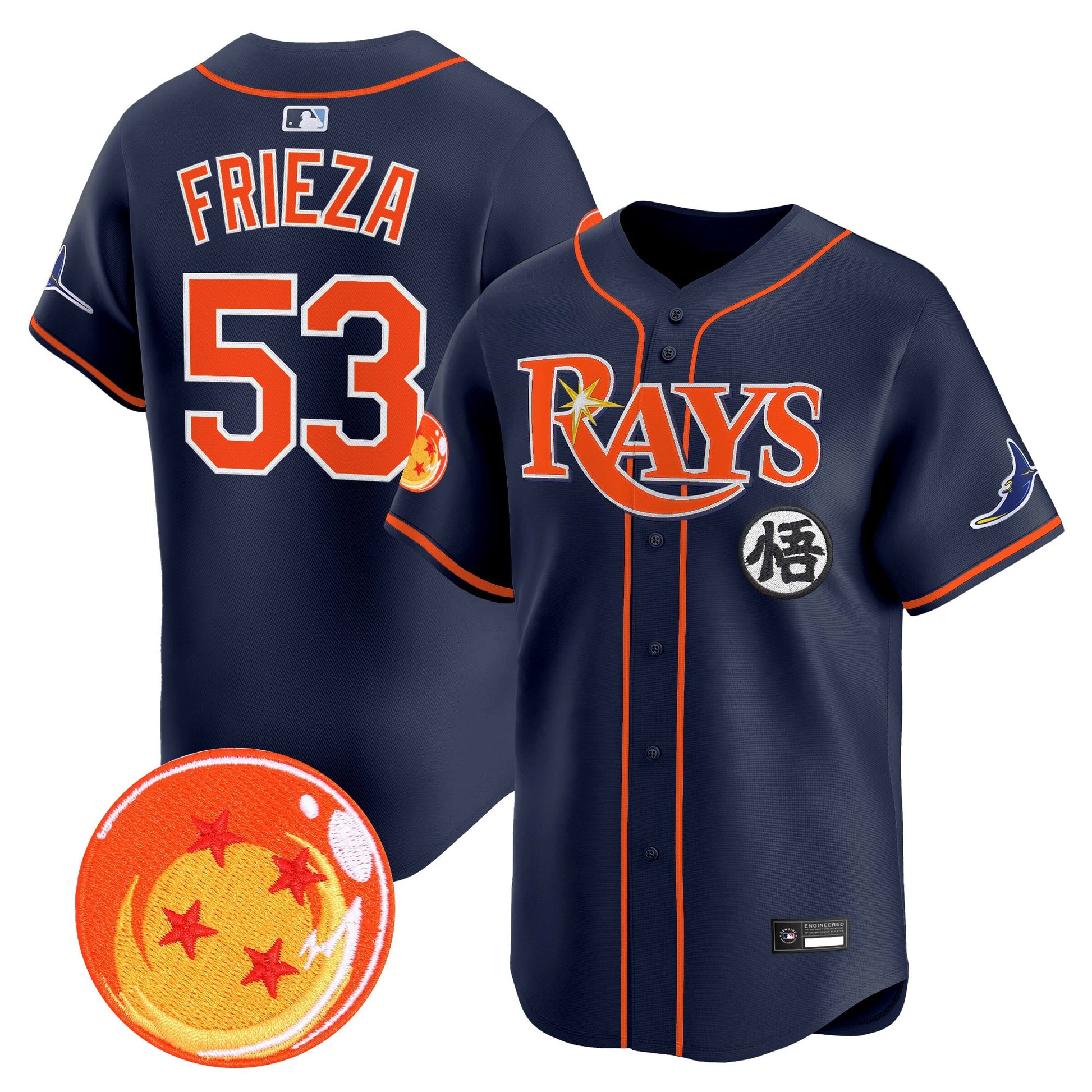Tampa Bay Rays x DB Vapor Premier Limited Jersey - All Stitched