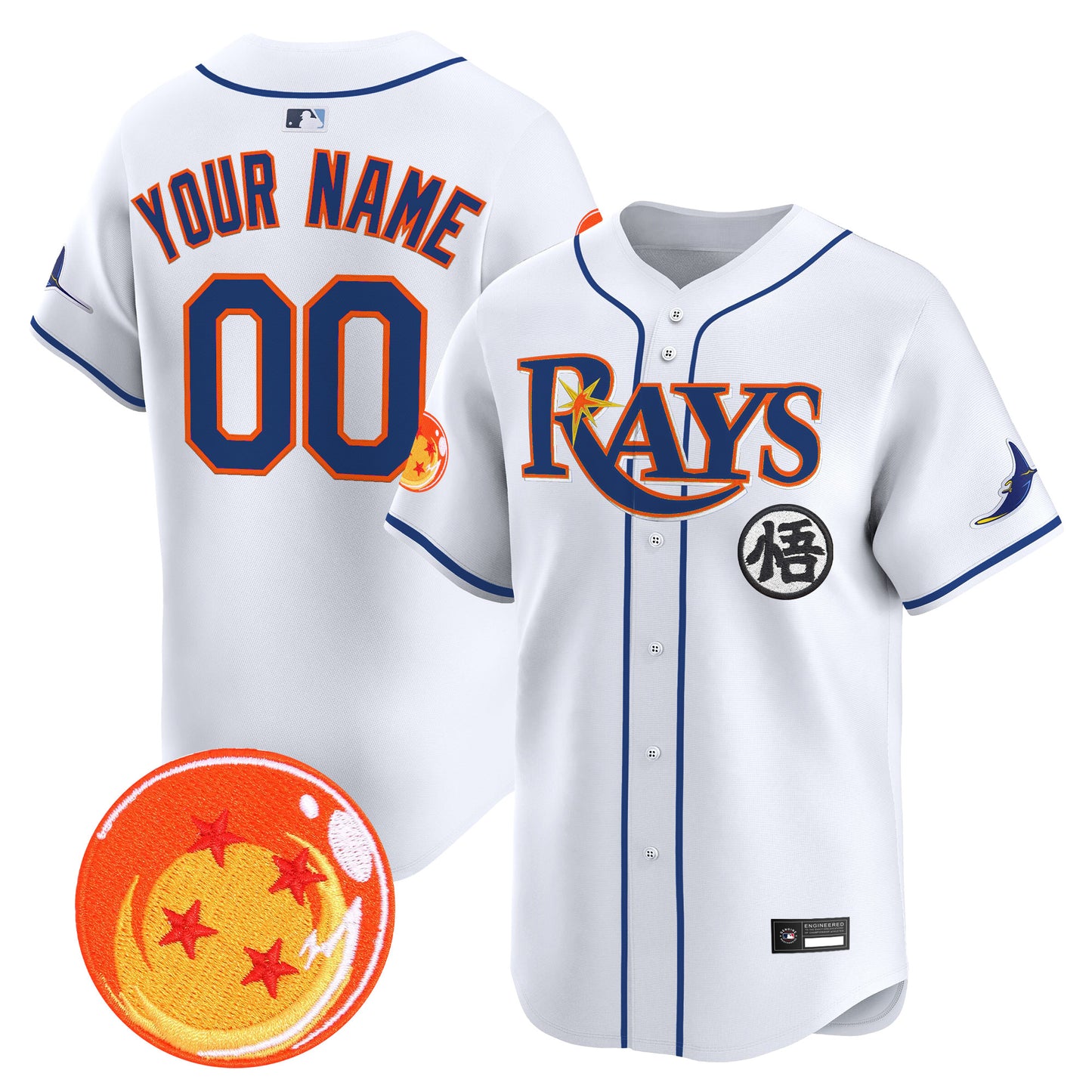 Tampa Bay Rays x  DB Vapor Premier Limited Custom Jersey - All Stitched
