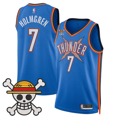 Oklahoma City Thunder x One Piece Swingman Jersey- Stitched