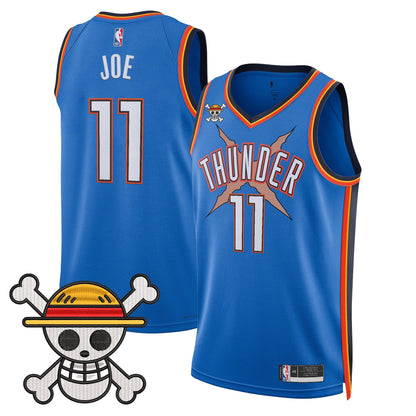 Oklahoma City Thunder x One Piece Swingman Jersey- Stitched