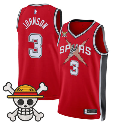 San Antonio Spurs x One Piece Jersey Collection - Stitched