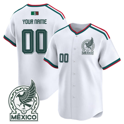 Mexico 2026 National Team Vapor Custom Baseball Jersey - All Stitched
