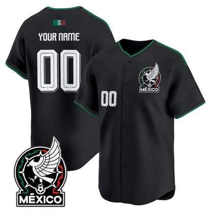 Mexico 2026 National Team Vapor Custom Baseball Jersey - All Stitched