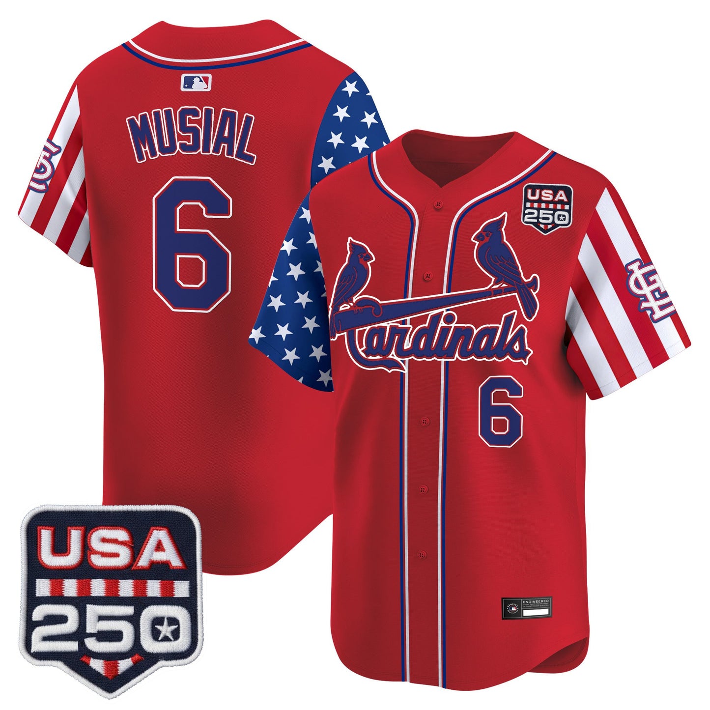 St. Louis Cardinals "America 250 Edition" Vapor Premier Limited Jersey - All Stitched