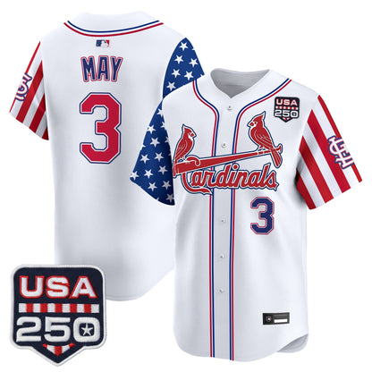 St. Louis Cardinals "America 250 Edition" Vapor Premier Limited Jersey - All Stitched