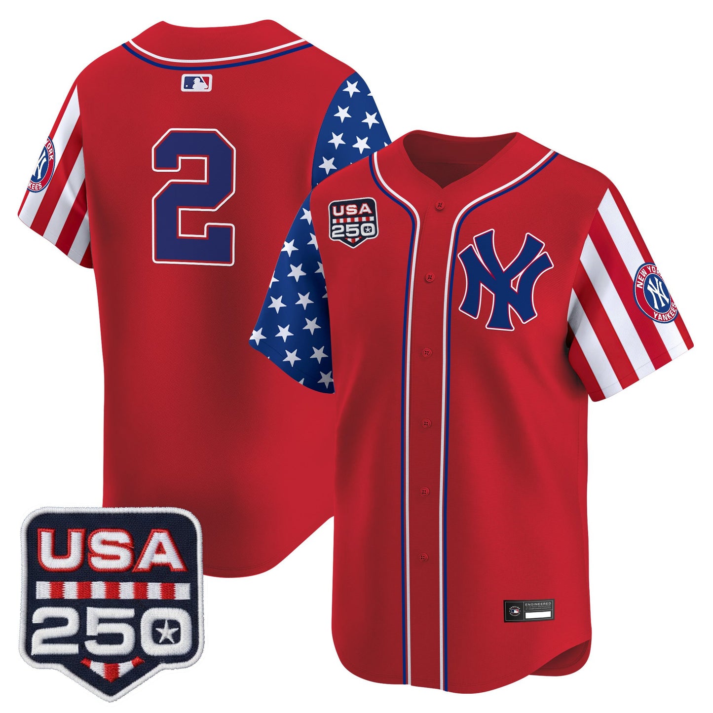Yankees "America250 Edition" Vapor Premier Limited Jersey V2 - All Stitched