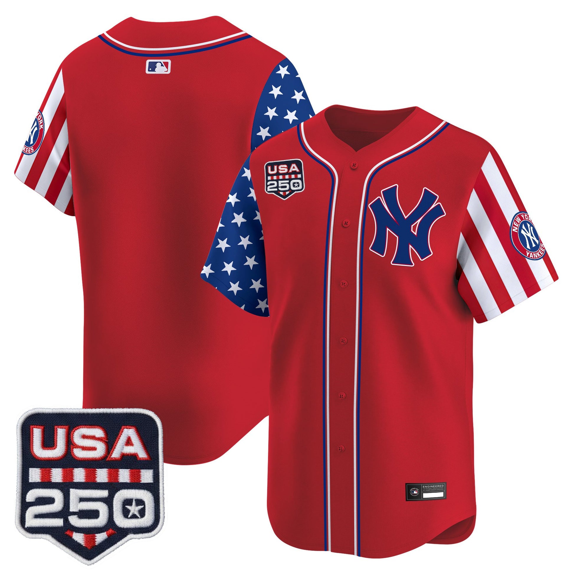 Yankees "America250 Edition" Vapor Premier Limited Jersey V2 - All Stitched