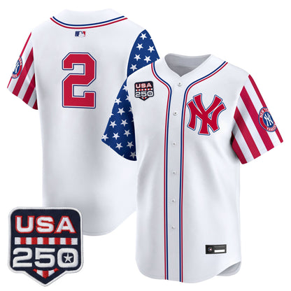 Yankees "America250 Edition" Vapor Premier Limited Jersey V2 - All Stitched