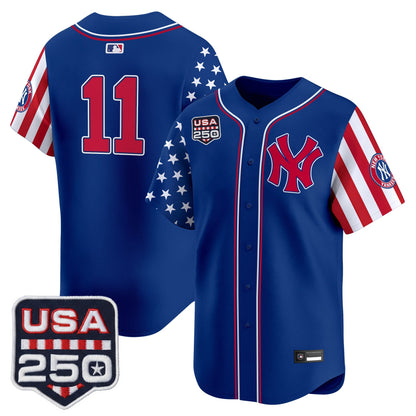 Yankees "America250 Edition" Vapor Premier Limited Jersey V2 - All Stitched